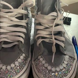 Women’s Bedazzled Vans size 7 1/2